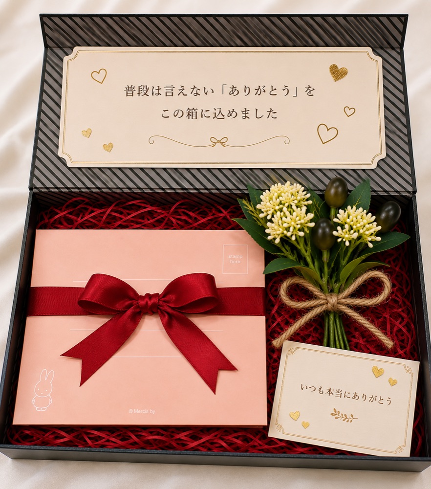 いい夫婦の日 ラッピングギフトボックス
