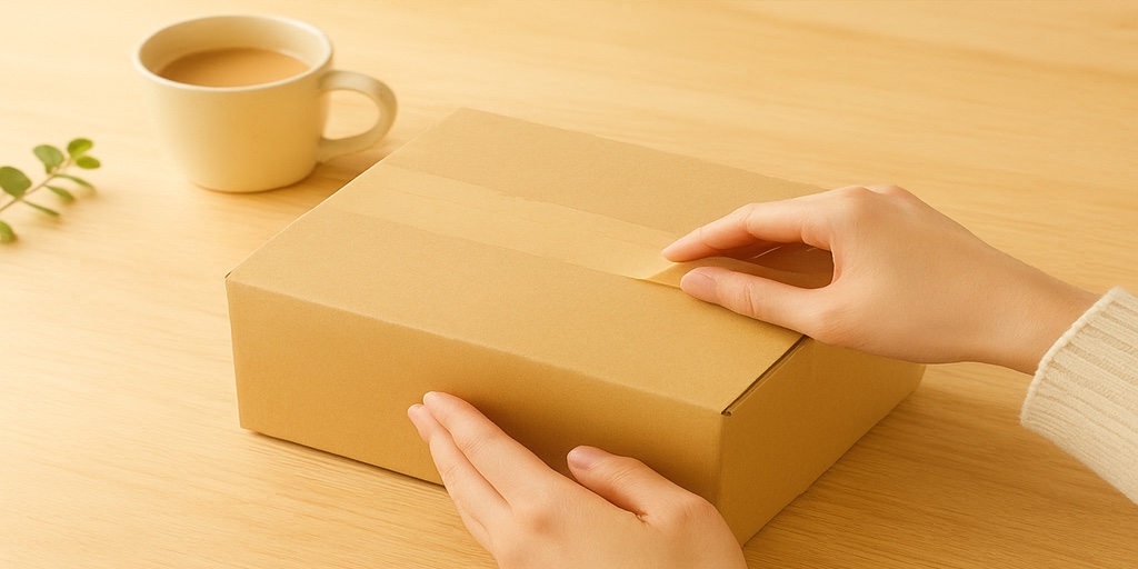 いい夫婦の日に贈り物を受け取るひととき